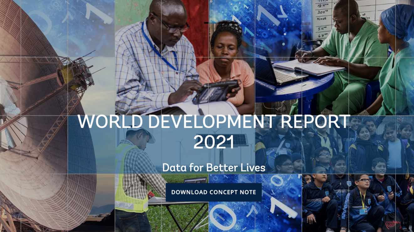 世銀World Development Report 2021 Data for Better Livesのオンラインセミナー（3月24日23:30（JST）〜）